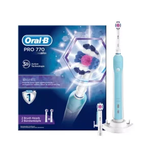 CEPILLO DE DIENTES ORAL-B 3D PRO 1 770 WHITE + 2 CABEZALES