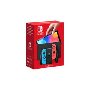 Switch - Nintendo Switch (versión OLED) Azul Neon/Rojo Neon
