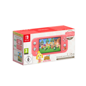 Switch - Nintendo Switch Consola Lite Coral + Animal Crossing New Horizons Edición Especial