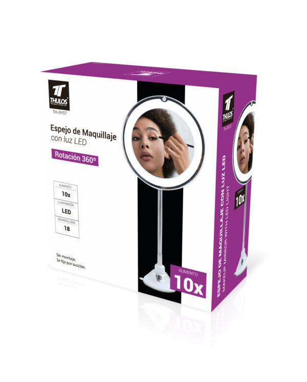 ESPEJO MAQUILLAJE CON LUCES LED