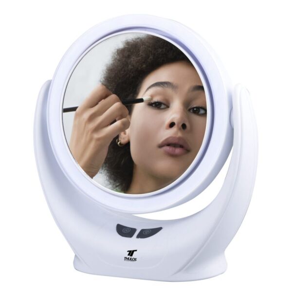 ESPEJO MAQUILLAJE CON LUZ LED Y VENTILADOR
