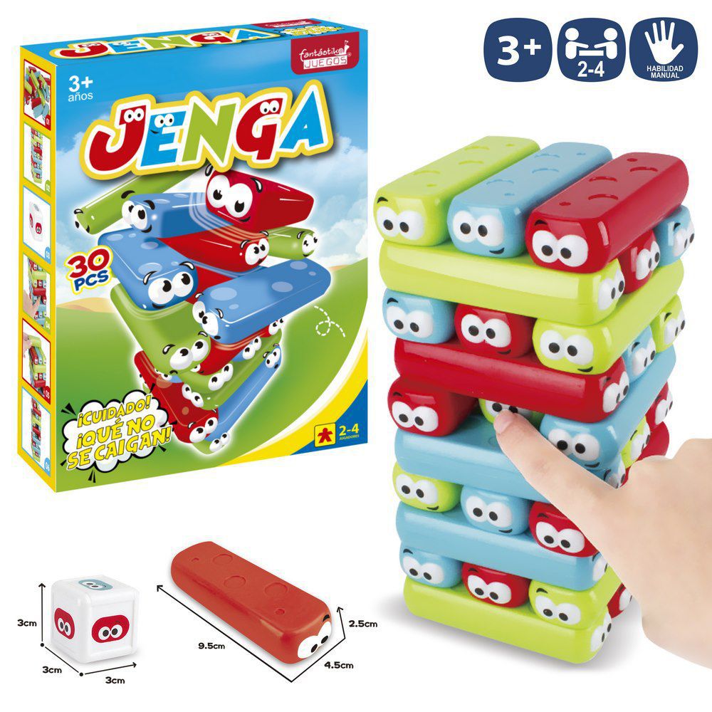 S/30 JUEGO JENGA CAJA IMPRESA DE 20X27 CM