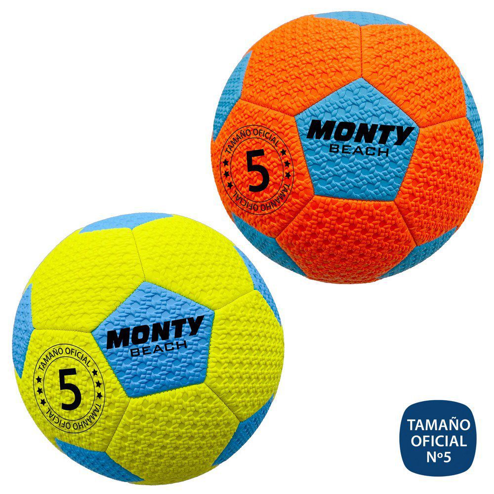 BALÓN FÚTBOL TEXTURE 2/C PLAYA 32 PANELES, TAMAÑO Nº5 OFICIAL, 320 GRS , 2,7 MM GROSOR LAMINADO