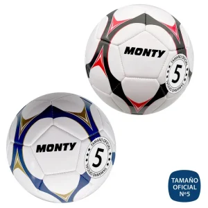 BALÓN FÚTBOL SINNER 2/C 34 PANELES, TAMAÑO Nº5 OFICIAL, 420 GRS , 2,7 MM GROSOR LAMINADO PVC