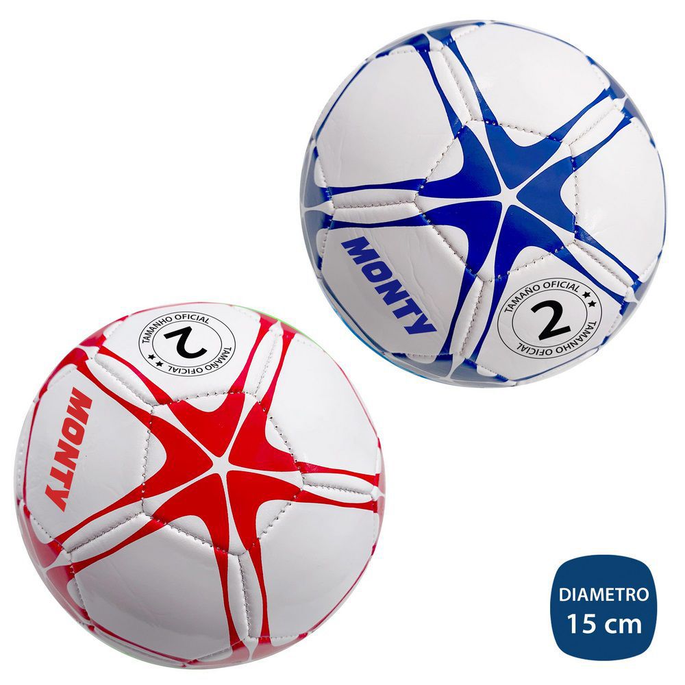 MINI BALÓN KORNER 2/C 15 CM 33 PANELES, TAMAÑO Nº2 OFICIAL, 160 GRS , 1,6 MM GROSOR LAMINADO