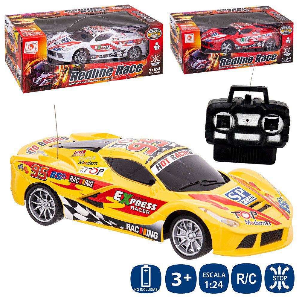 R/C COCHE 7 F SPORT DECORADO 3/C 20 CM ESCALA 1/24 3C. CAJA VENTANA 27X10 CM. MANDO PALANCA 2AA+3AA NO INCLUIDAS.