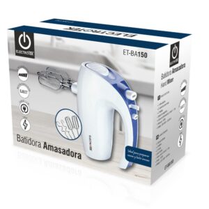 BATIDORA AMASADORA 150W, 5 VELOCIDADES AZUL