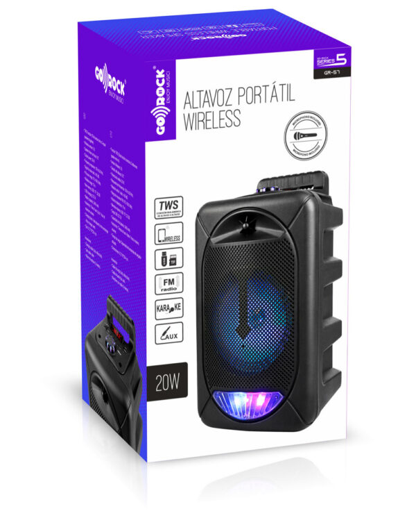 ALTAVOZ PORTATIL WIRELESS GR-57