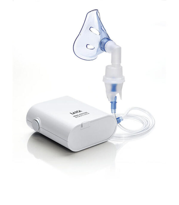 NEBULIZADOR A PISTON LAICA NE3001 MASCARILLA PARA ADULTOS MASCARILLA PARA NIÑOS ADAPTADOR NASAL Y BUCAL 2 FILTROS
