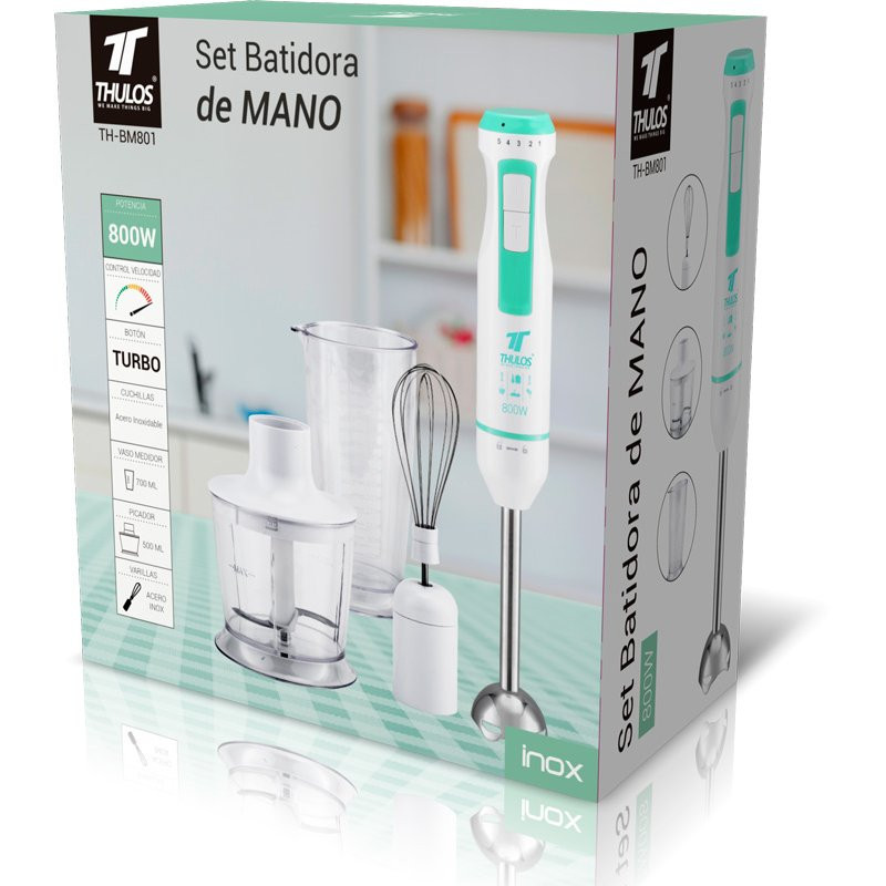 SET DE BATIDORA DE MANO 800W