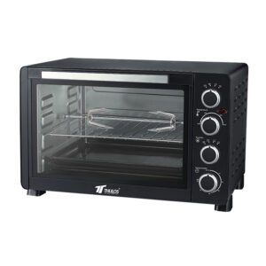HORNO ELECTRICO CON CONVECCION CON RUSTIPOLLO 30 L.  (COLOR NEGRO)