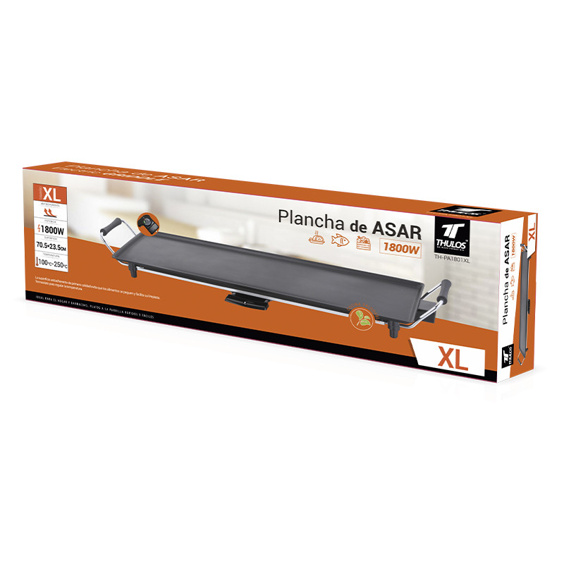 PLANCHA DE ASAR DE PLANCHA TAMAÑO XL, 70.5*23.5 cm.