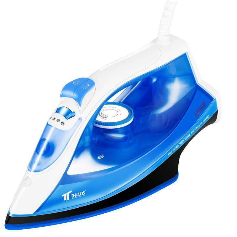 PLANCHA DE VAPOR, SUELA DE CERÁMICA. 2200W AZUL