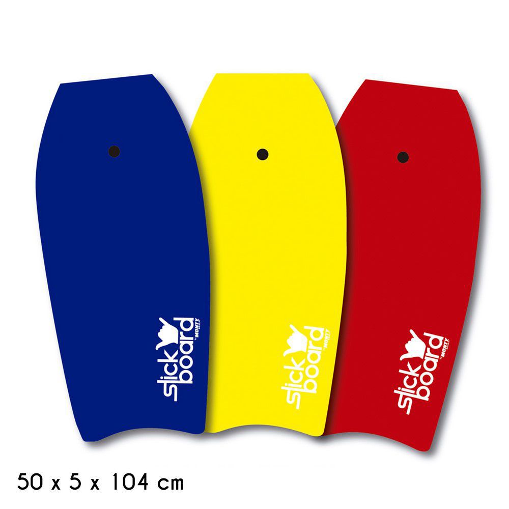 TABLA SLICKBOARD 3/C PLAYA 50 X 5 X 104 CM CON BAJERA DE PLASTICO RÍGIDO PARA MEJOR DELIZAMIENTO