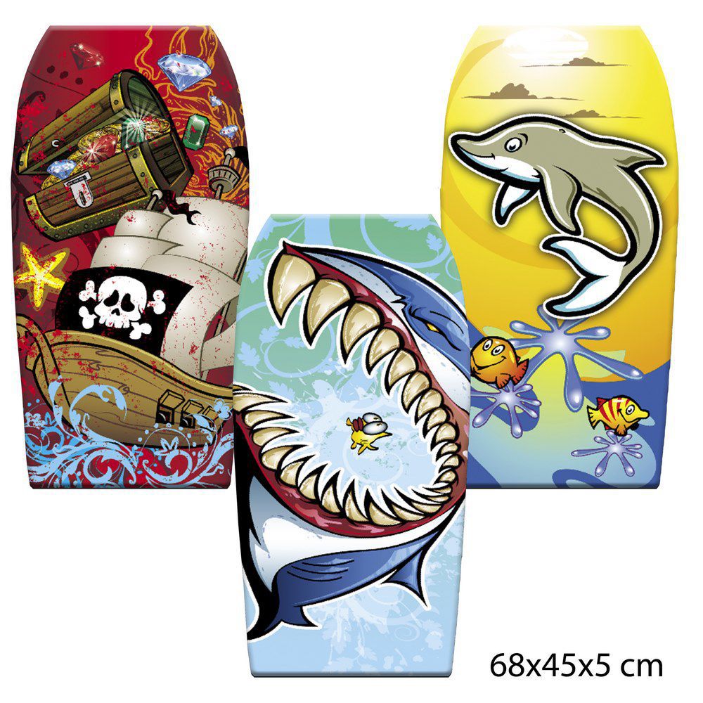 TABLA BODYBOARD 3/M 68 X 45 X 5 CM LIGERA Y RESISTENTE IDEAL PARA DISFRUTAR EN LA PLAYA