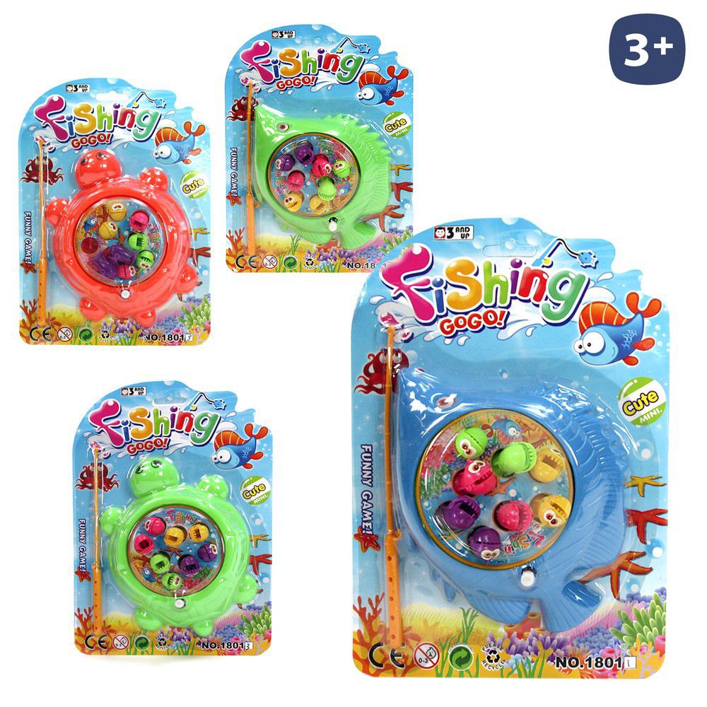 JUEGO DE PESCA A CUERDA 8 PECES 2/M BLISTER DE 15X22 CM.