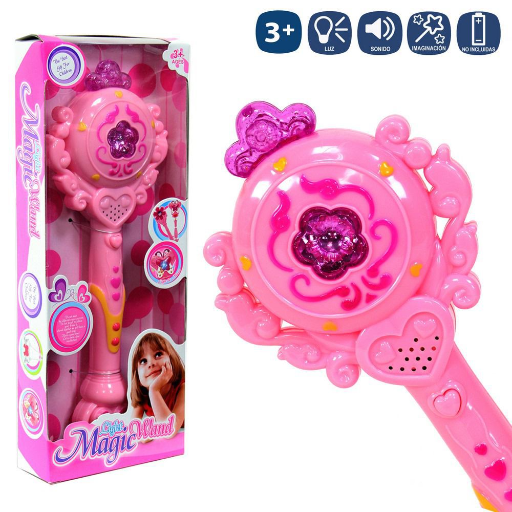 VARITA MÁGICA LUZ Y SONIDO 29 CM CAJA 12X31 CM. PILAS: 2XAA NO INCLUIDAS