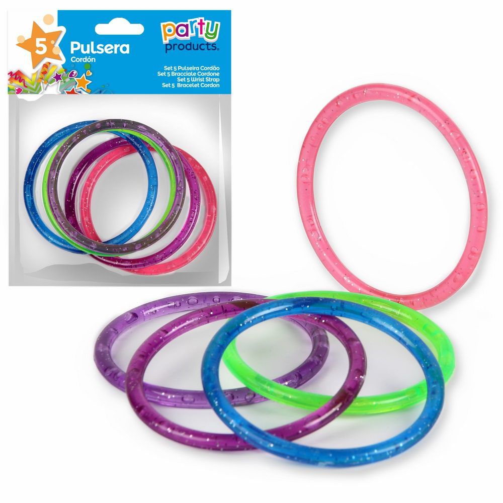 S/5 PULSERA CORDÓN S/5 PULSERA CORDÓN COLORES SURTIDOS: ROSA, ROSA CLARO, AZUL, AZUL CLARO, LILA Y VERDE.