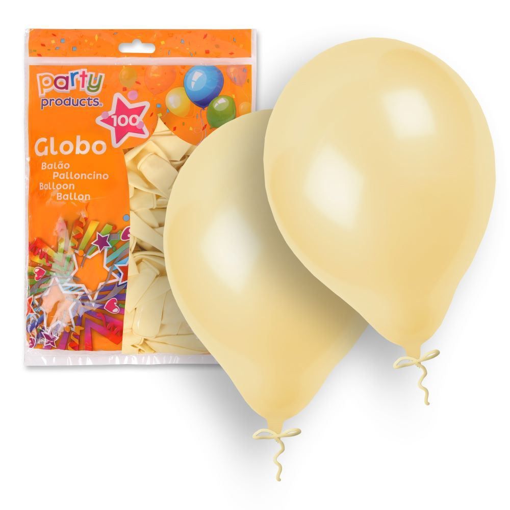 S/100 GLOBO CREMA 23 CM