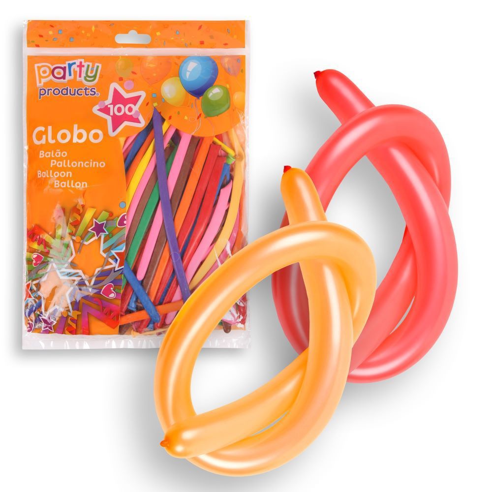 S/100 GLOBO MOLDEABLE SURTIDO 100 CM