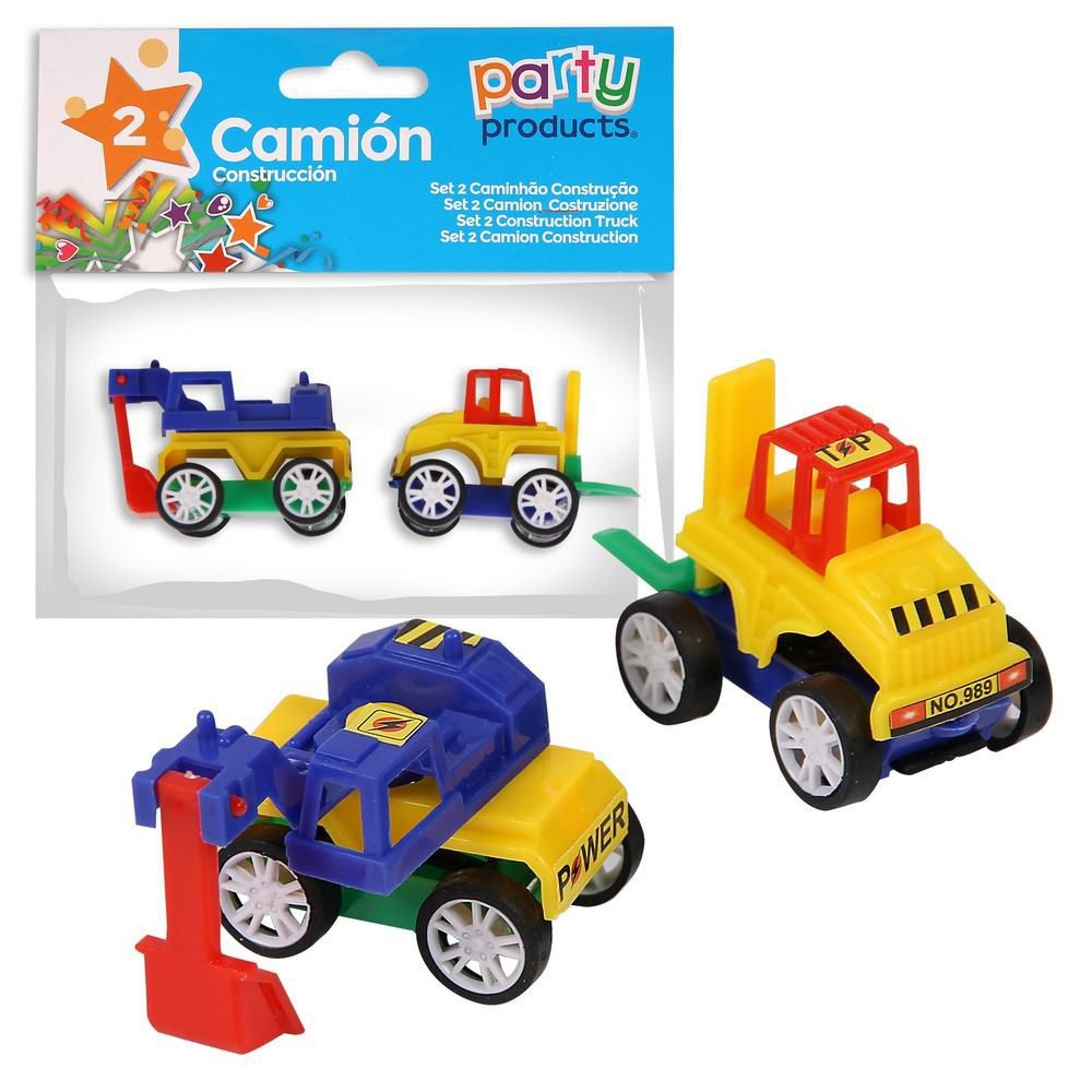 S/2 CAMIÓN CONSTRUCCIÓN MEDIDAS APROXIMADAS DEL MATERIAL YA QUE ES SURTIDO DE CAMIONES DE CONSTRUCCIÓN: 4 CM DE LARGO X 3 CM DE ANCHO X 3,5 DE ALTURA.