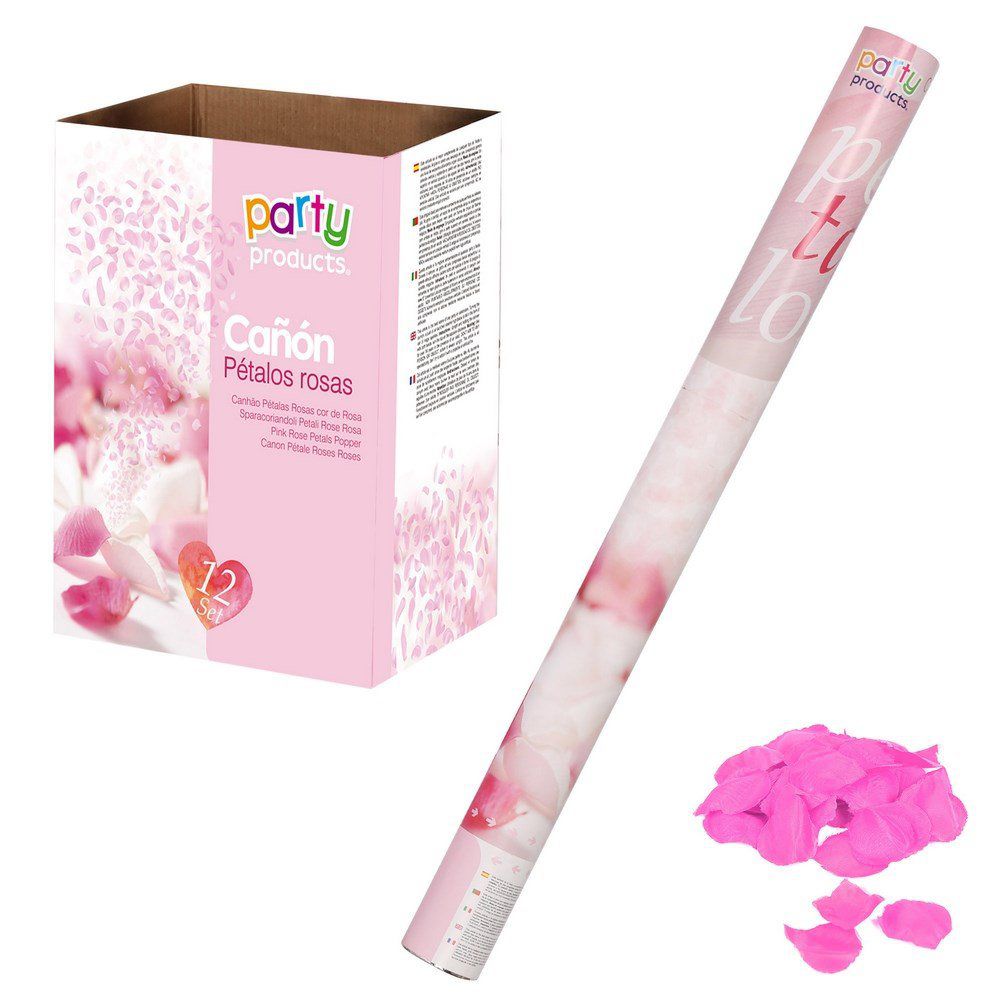 CAÑÓN PÉTALOS ROSAS ROSAS 60 CM CAÑÓN PÉTALOS ROSAS ROSAS 60 CM