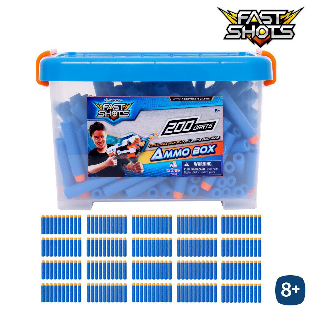 S/200 DARDO FOAM FAST SHOTS 27 X 20 X 17 CM CONTENEDOR DE PLASTICO PARA GUARDAR