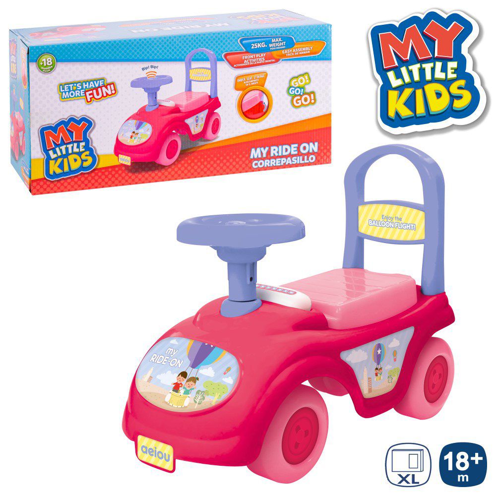 CORREPASILLOS MY LITTLE KIDS 50 X 16,50 X 23,20 CM PESO MAXIMO 25 KG- APTO PARA NIÑOS +18 MESES - CAJA IMPRESA