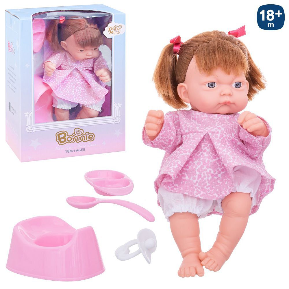 MUÑECA BONNIE ORINAL 26 CM CAJA VENTANA 19X11X 25 CM