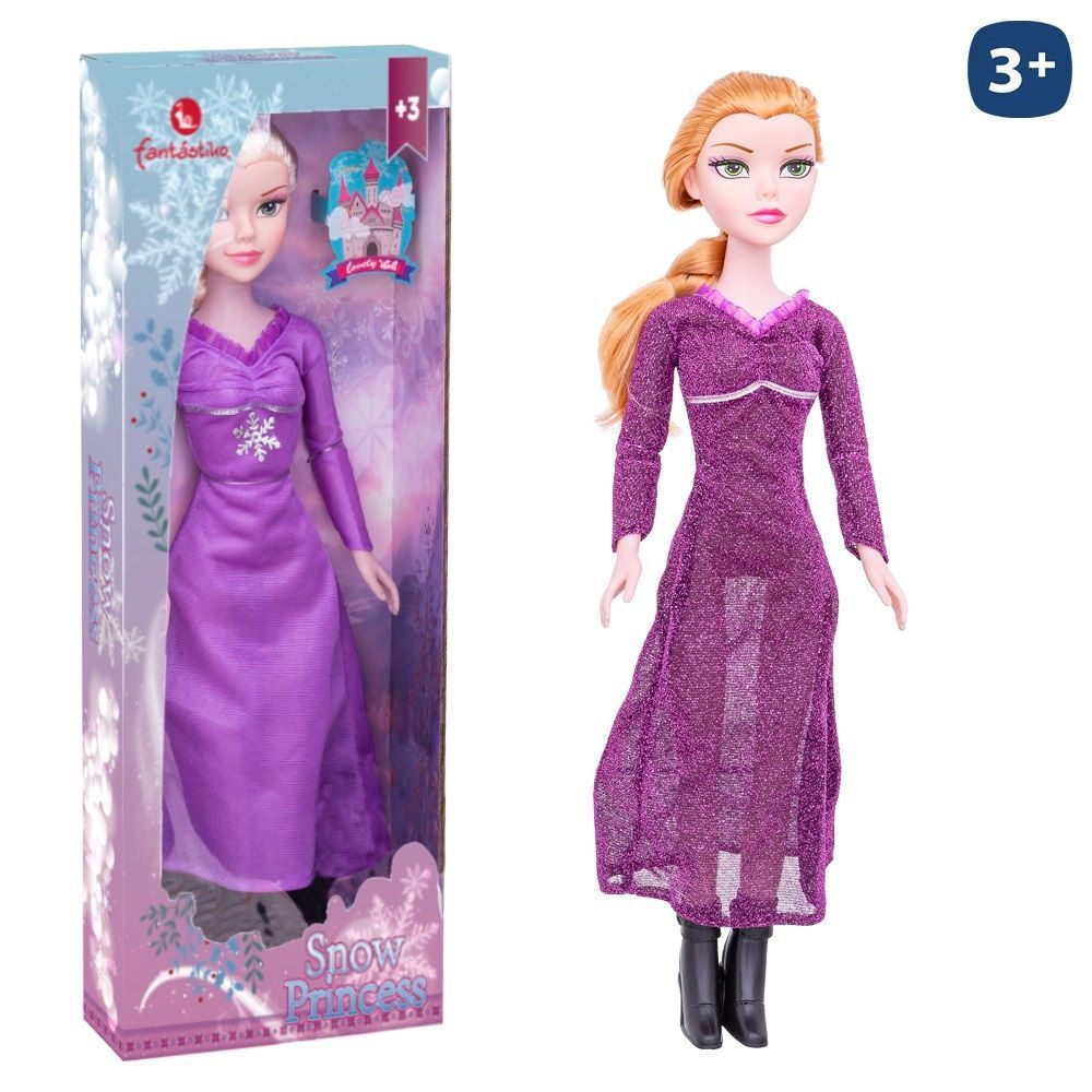 MUÑECA SNOW PRINCESS 2/C 55 CM CAJA VENTANA 20X7.5X56 CM