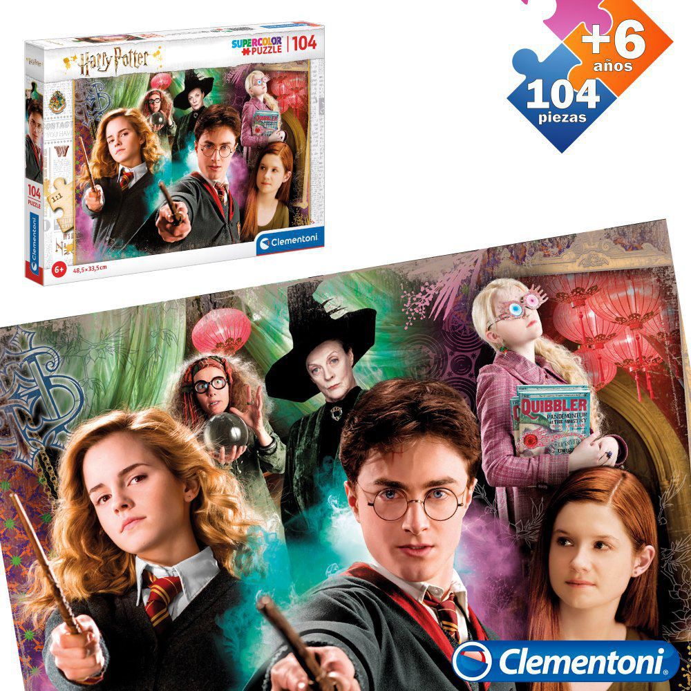 PUZZLE 104 PCS HARRY POTTER APTO + 6 AÑOS - CAJA IMPRESA