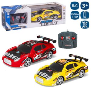 R/C 7F COCHE REALM SPORT 2/C 18 X 8,70 X 5,60 CM FUNCIONA CON PILAS 5XAA (NO INCLUIDAS). CAJA VENTANA DE 33X10X10 CM.
