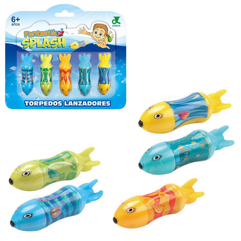 LANZADOR PISCINA TORPEDO 6,60 CM BLISTER DE 19 X 2,5 X 16 CM.