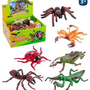 INSECTOS PVC 6/M 17 CM CAJA EXPOSITORA 24 UDS