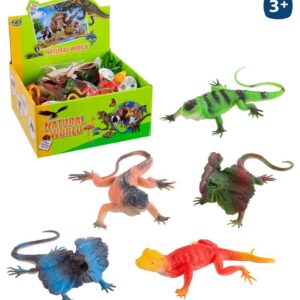 LAGARTO PVC 6/M 20 CM CAJA EXPOSITORA 24 UDS