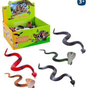SERPIENTE PVC 6/M 21 CM CAJA EXPOSITORA 24 UDS