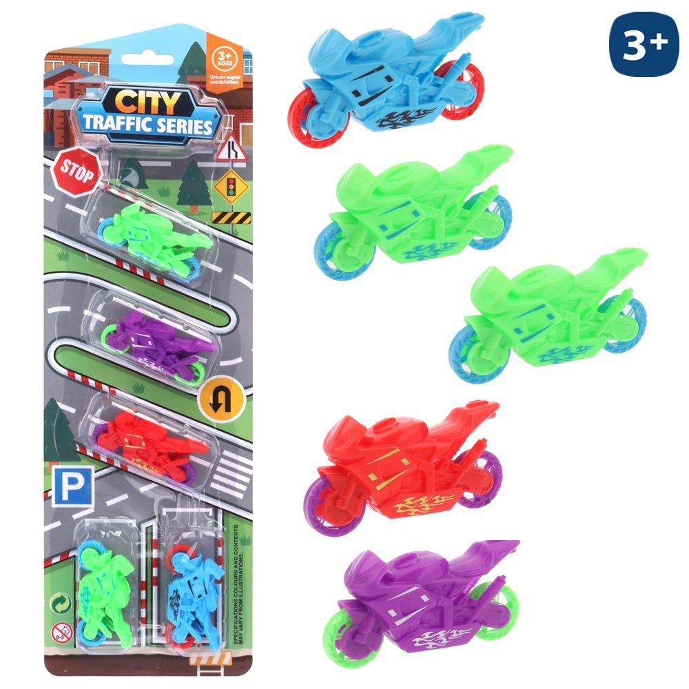 S/5 MOTOS 6 CM BLISTER 11,5 X 37 CM
