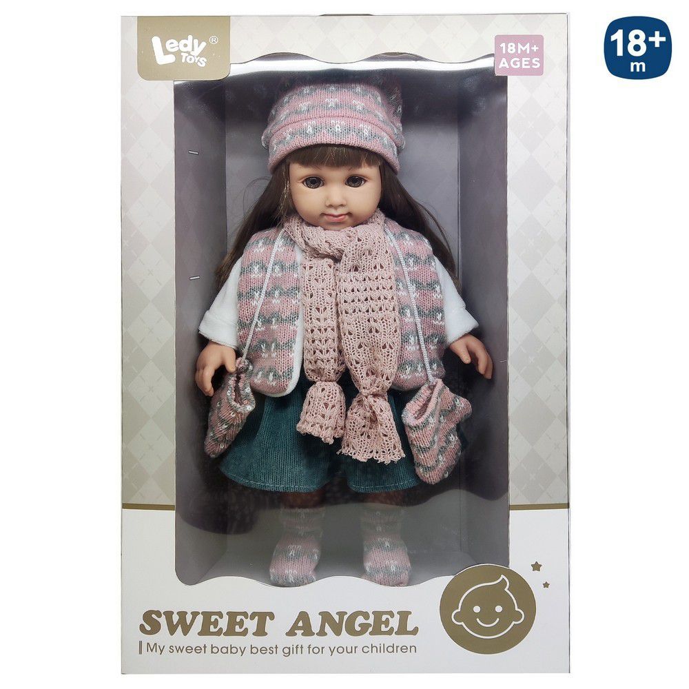 MUÑECA SWEET ANGEL 35 CM CAJA VENTANA 27X10X43 CM