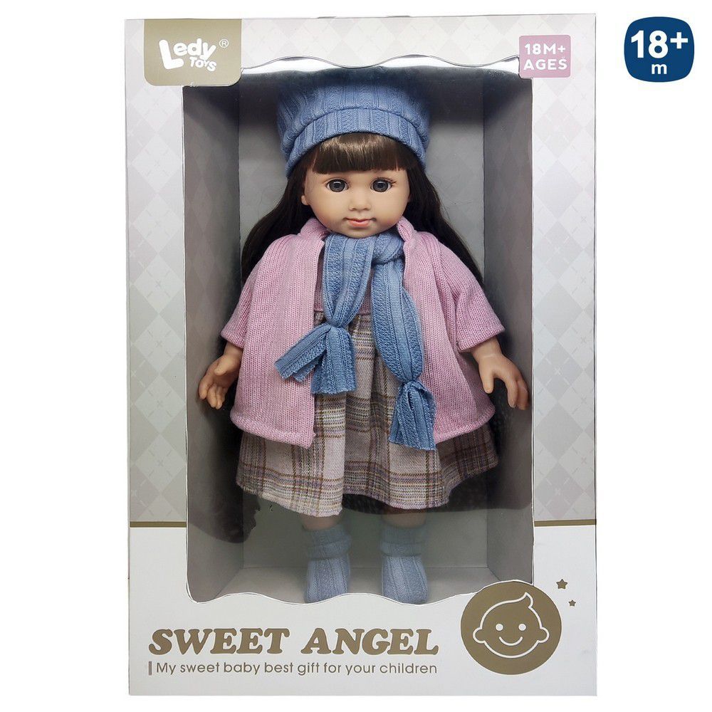 MUÑECA SWEET ANGEL 35 CM CAJA VENTANA 27X10X43 CM