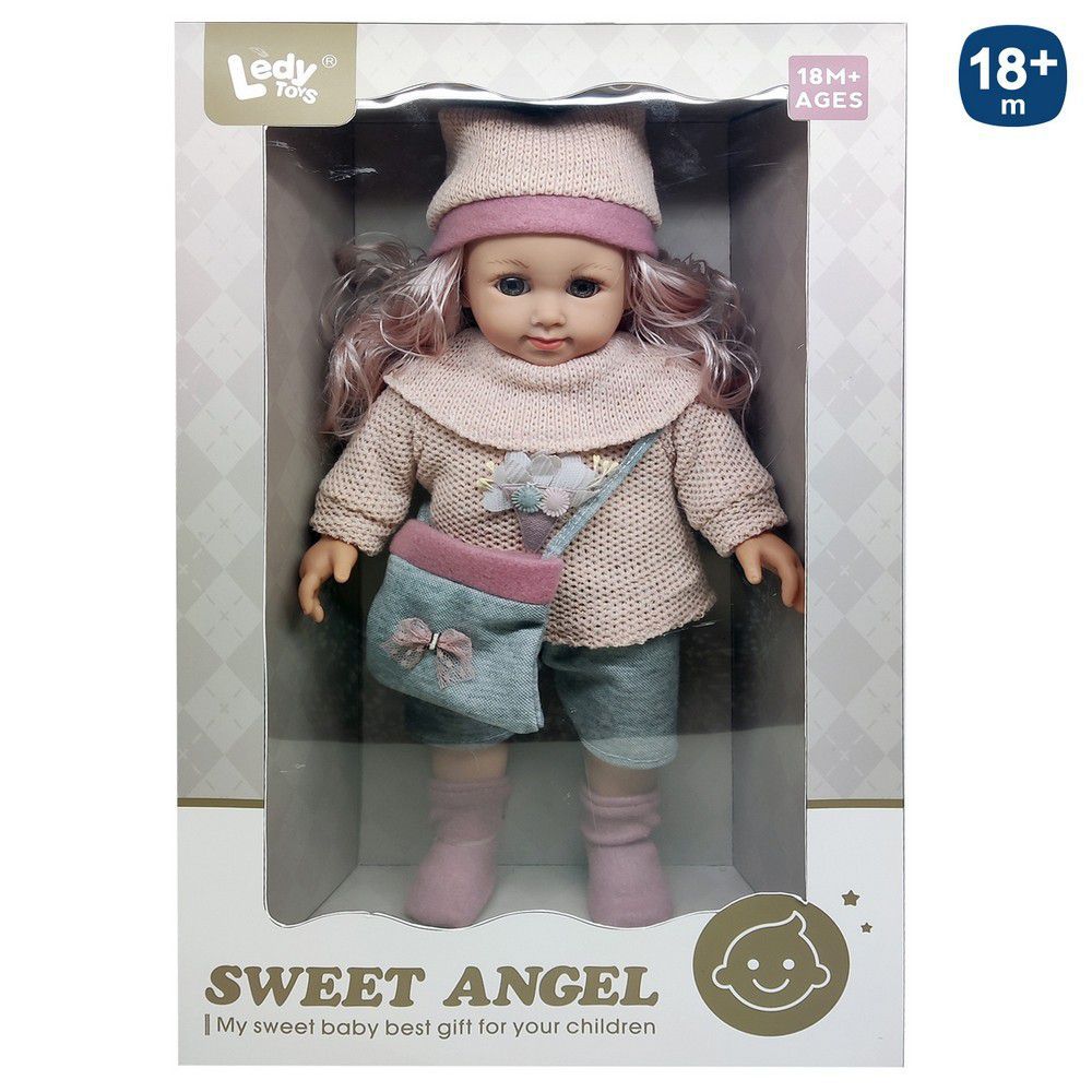 MUÑECA SWEET ANGEL 35 CM CAJA VENTANA 27X10X43 CM