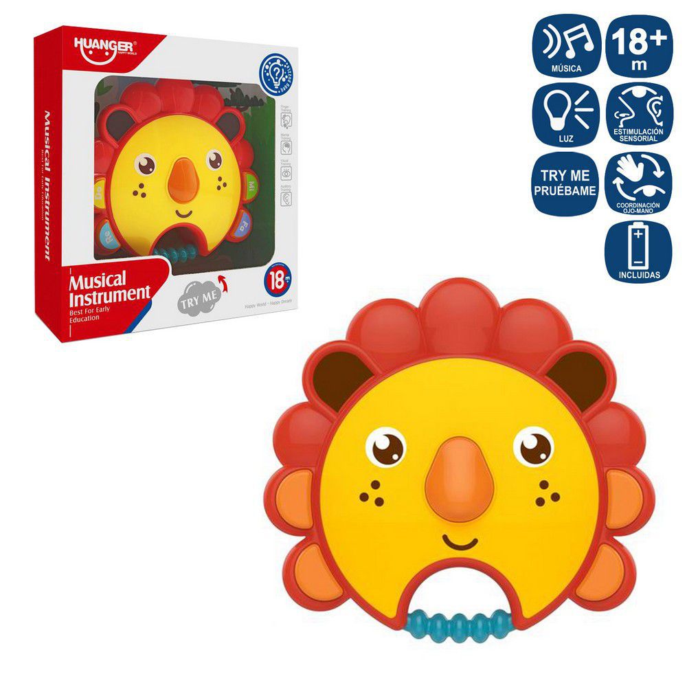 CONSOLA INFANTIL 15,20 X 5,10 X 14,20 CM LUZ Y MUSICA -FUNCION TRY ME- APTO NIÑOS + 18 MESES- FUNCIONA CON PILAS 2XAAA INCLUIDAS CAJA ABIERTA 19X5X20 CM