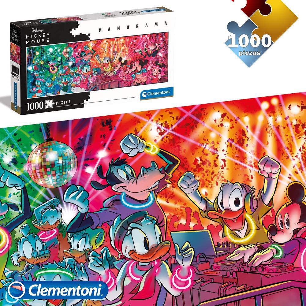 PUZZLE 1.000 PCS PANORÁMICO DISNEY APTO + 6 AÑOS - CAJA IMPRESA
