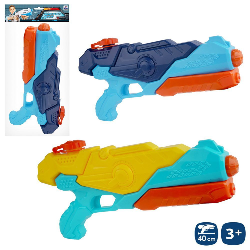 PISTOLA DE AGUA CON CEBADOR SPACE 2/C 40 X 21 X 6,20 CM PRESENTADO EN BOLSA PESTAÑA