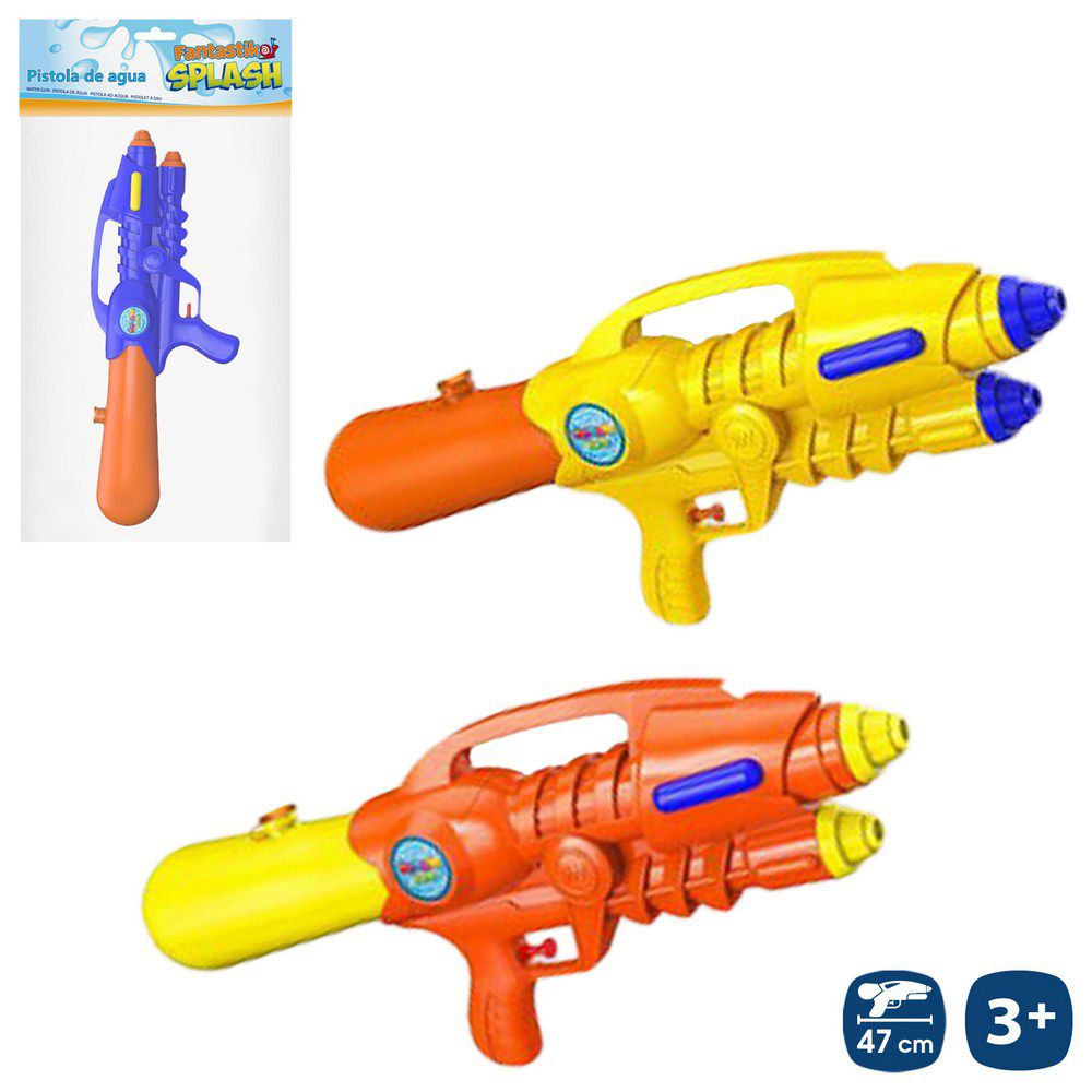 PISTOLA AGUA CON CEBADOR 3/C 47,50 X 19 X 7,50 CM BOLSA PESTAÑA
