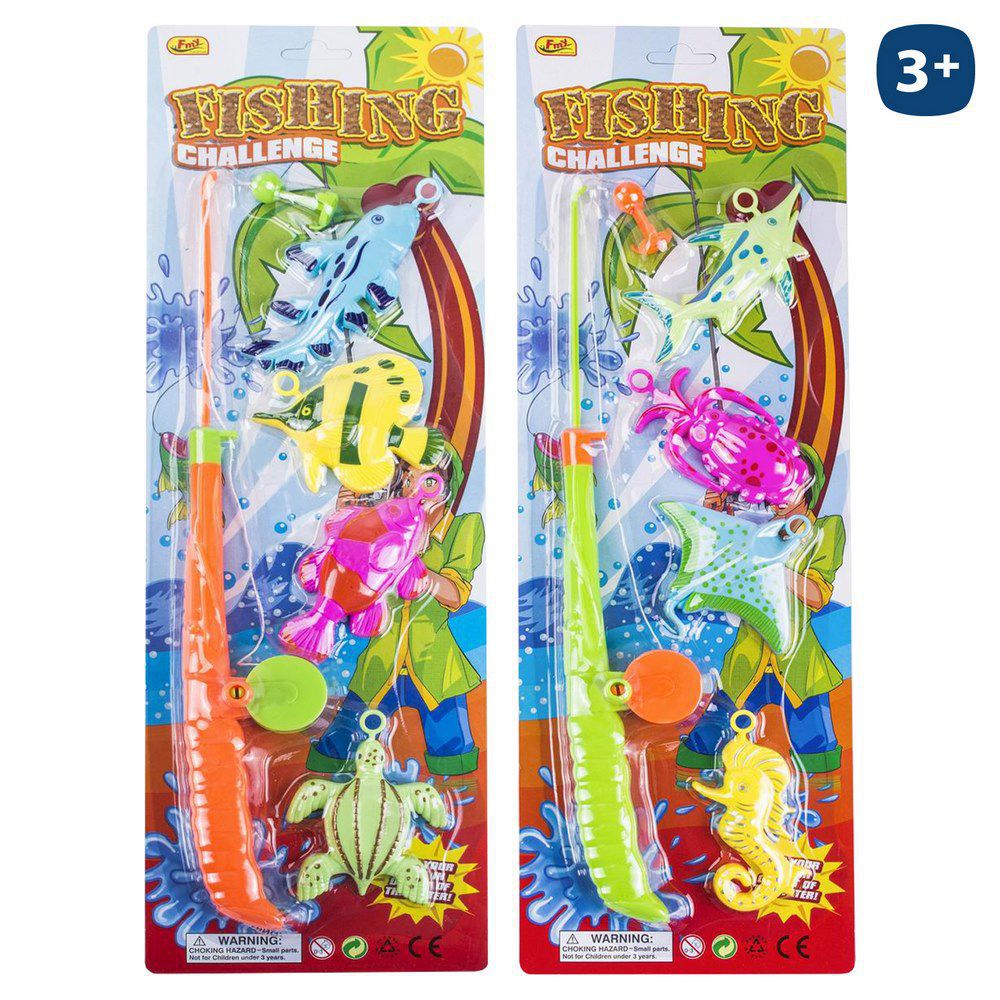 S/5 JUEGO PESCA 2/M 42 X 6 CM FISHING GAME, BLISTER CARD