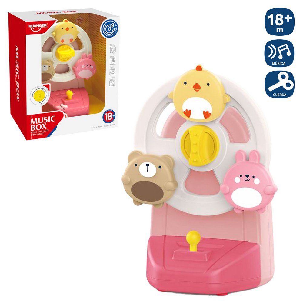 NORIA ACTIVIDADES 2/C 11 X 8 X 16 CM CON MUSICA - FUNCIONAMIENTO A CUERDA- CAJA ABIERTA 16X19 CM