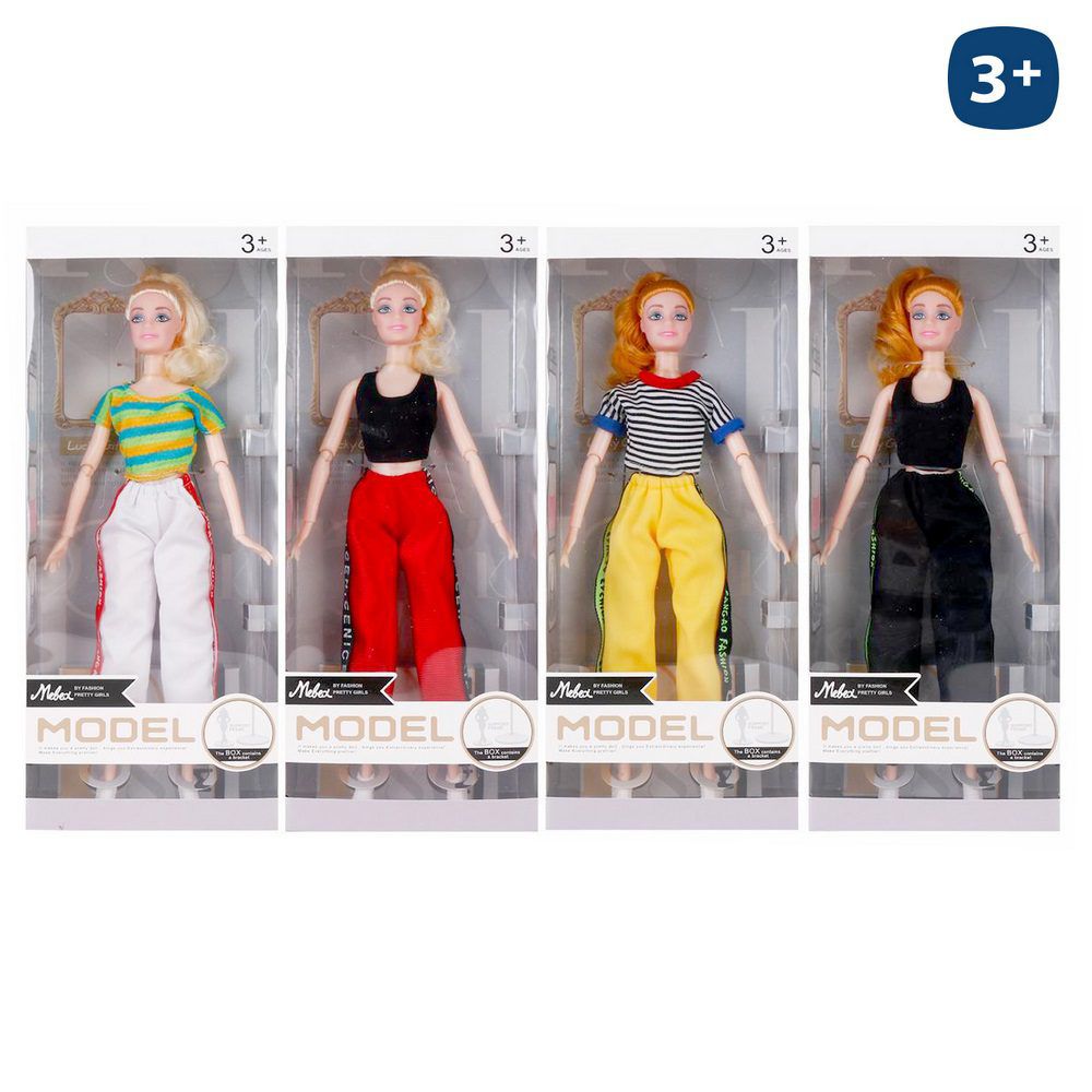 MUÑECA MANIQUÍ SPORT 4/M 29 CM MUÑECA ARTICULADA - CAJA VENTANA 13X32 CM