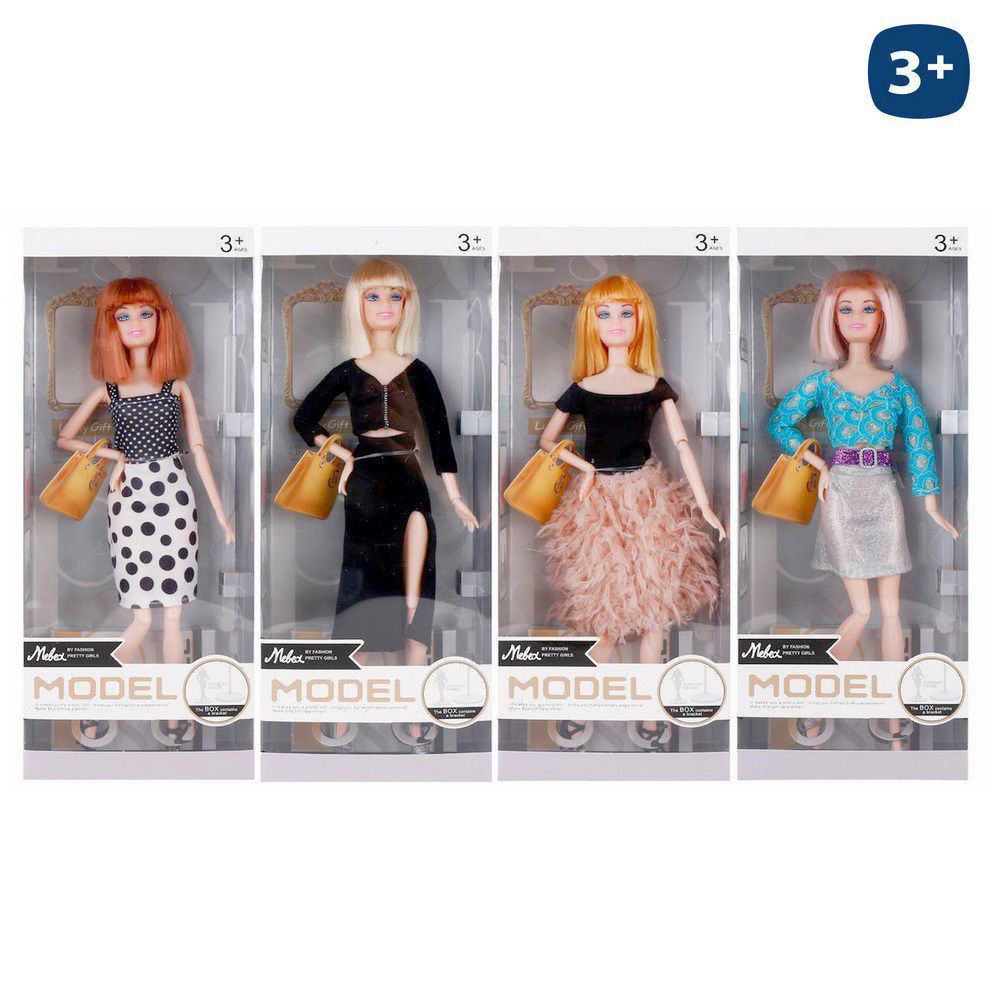 MUÑECA MANIQUÍ SHOPING 4/M 29 CM MUÑECA ARTICULADA - CAJA VENTANA 13X32 CM