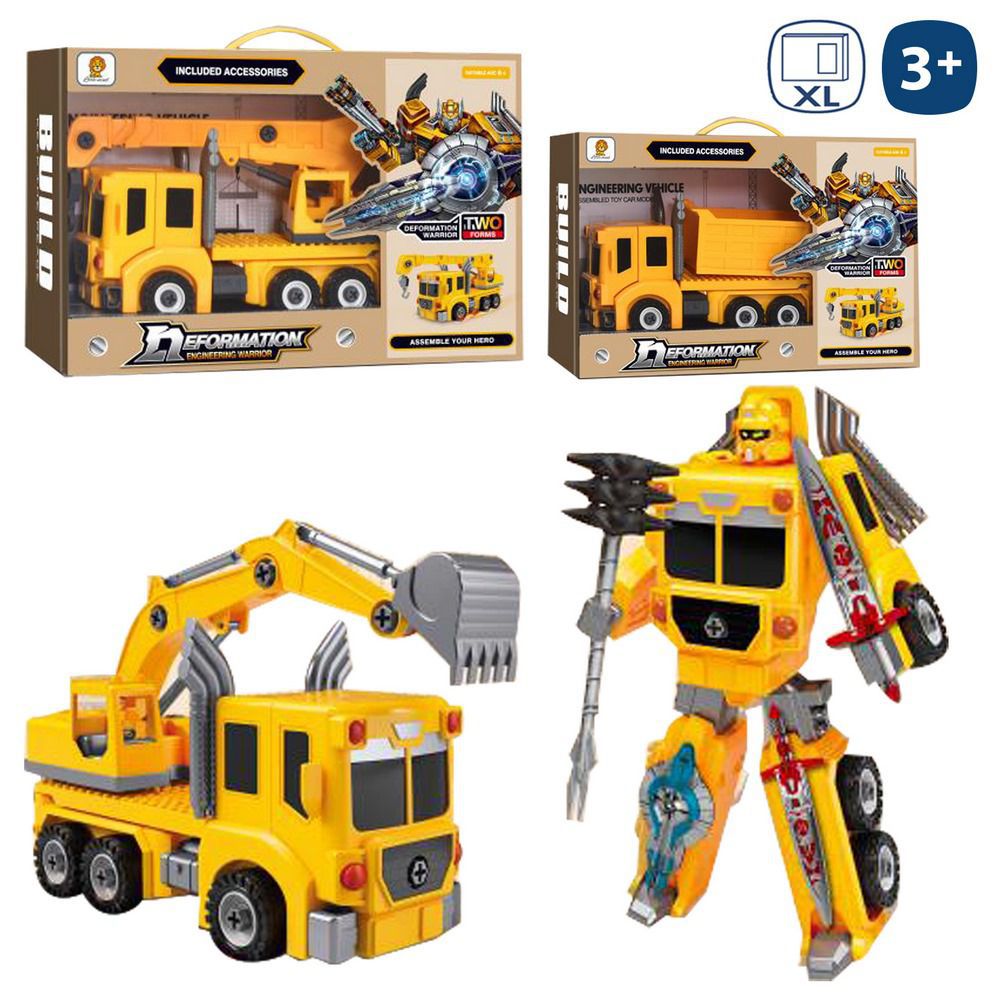 ROBOT TRANSFORMABLE CAMIÓN OO.PP 3/M 39,50 X 14 X 25 CM CAJA ABIERTA 40X25 CM