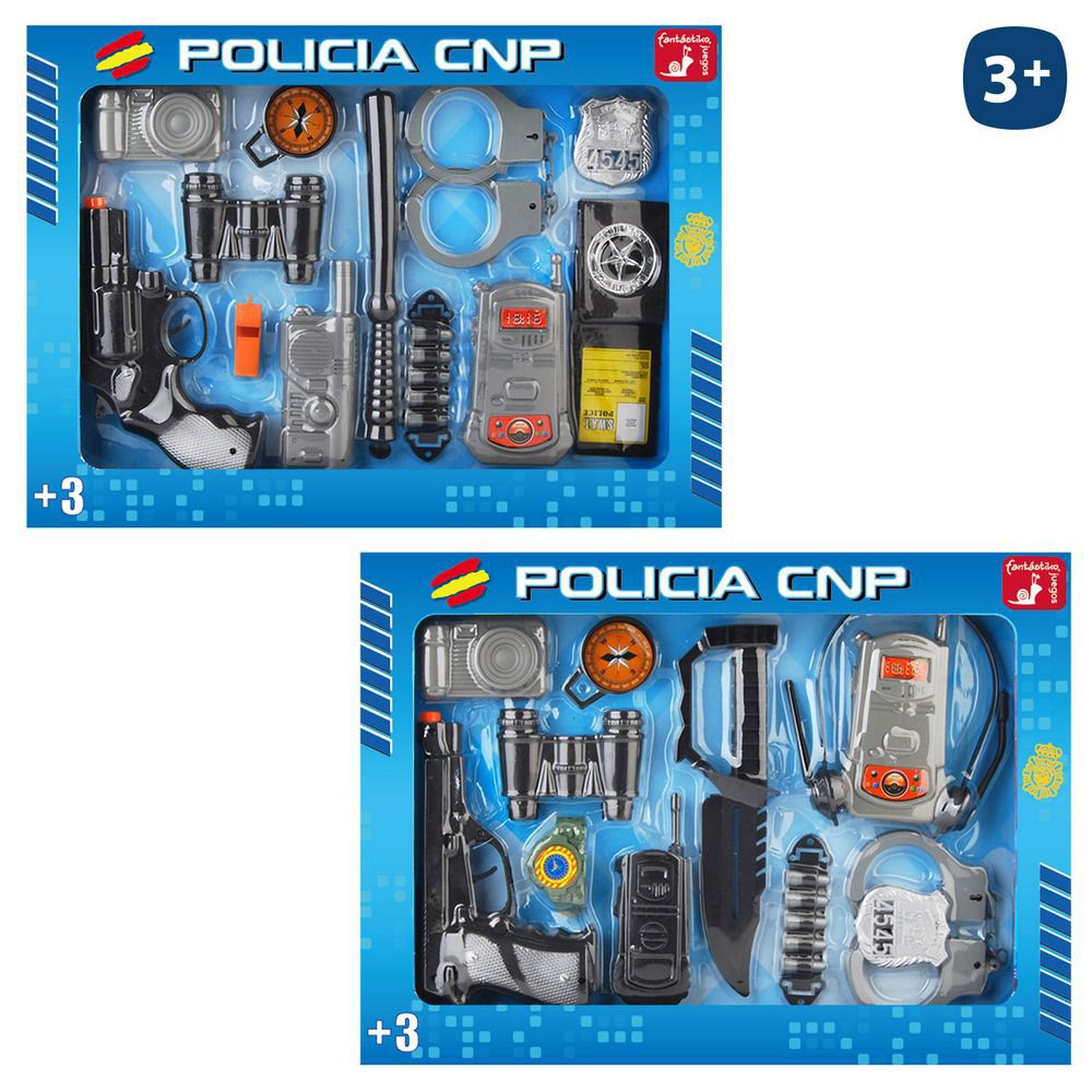 S/12 CONJUNTO POLICÍA CAJA VENTANA 44X32 CM